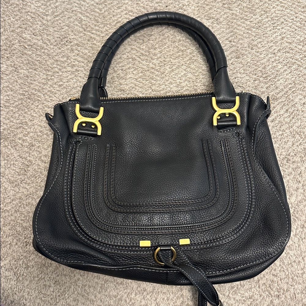 Chloe Small Marcie Satchel Leather